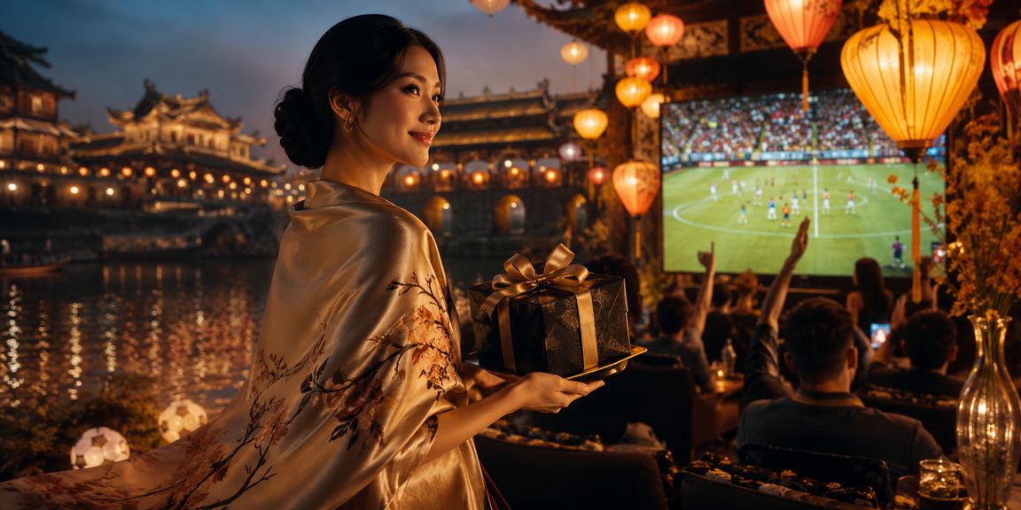 Người chơi cá cược bóng đá tại Hội An lung linh đèn lồng